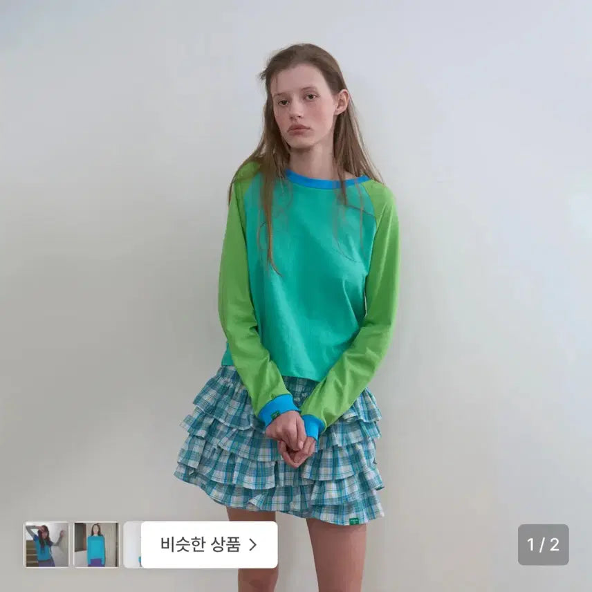 [BUNJANG] No Contents 316.Jeje T Mint T-Shirt / 노컨텐츠 316.Jeje T 민트