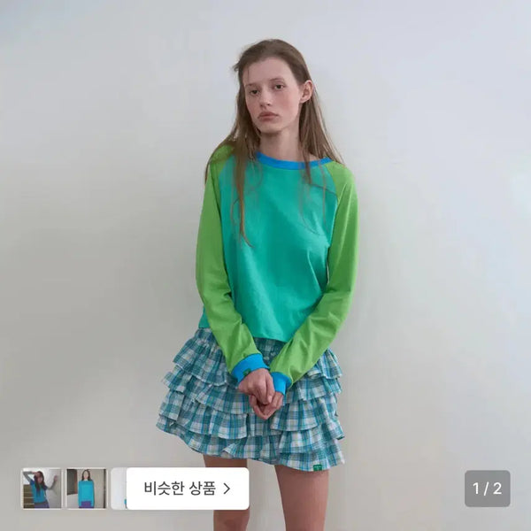 [BUNJANG] No Contents 316.Jeje T Mint T-Shirt / 노컨텐츠 316.Jeje T 민트