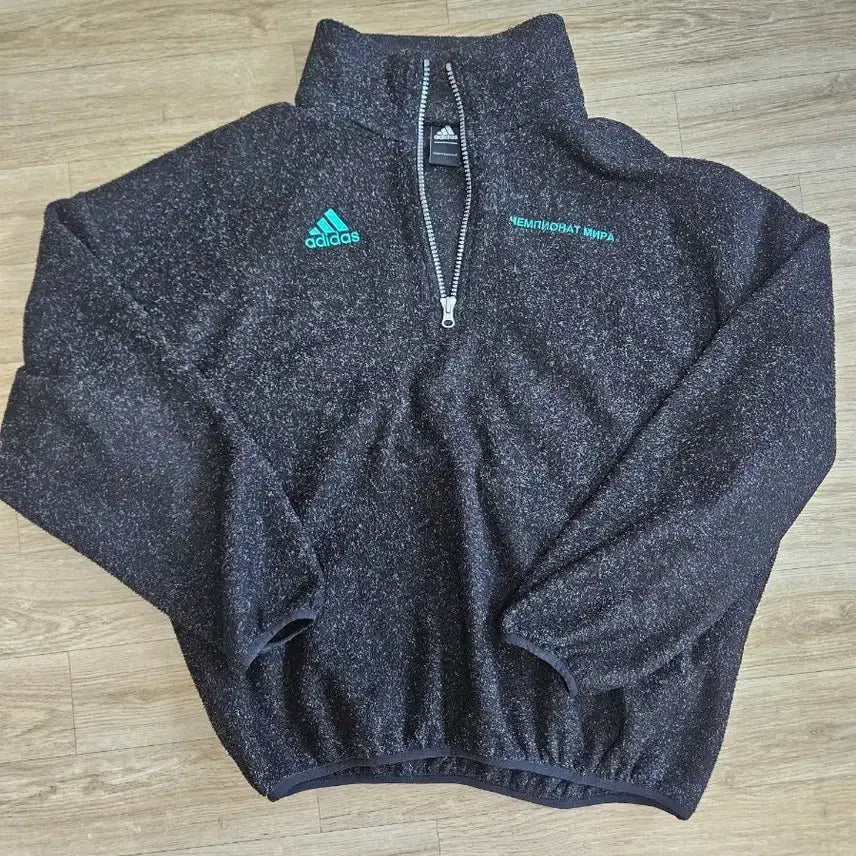 [BUNJANG] Adidas x Gosha Rubchinskiy Fleece Anorak Black / 아디다스 고샤 루브친스키 후리스 아노락 블랙