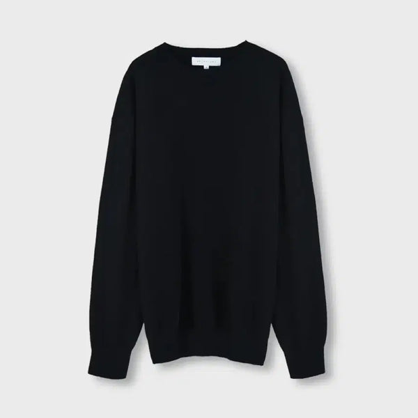 [BUNJANG] Brown Yak Crewneck Knit Black / (4) 브라운야드 크루넥 니트 블랙