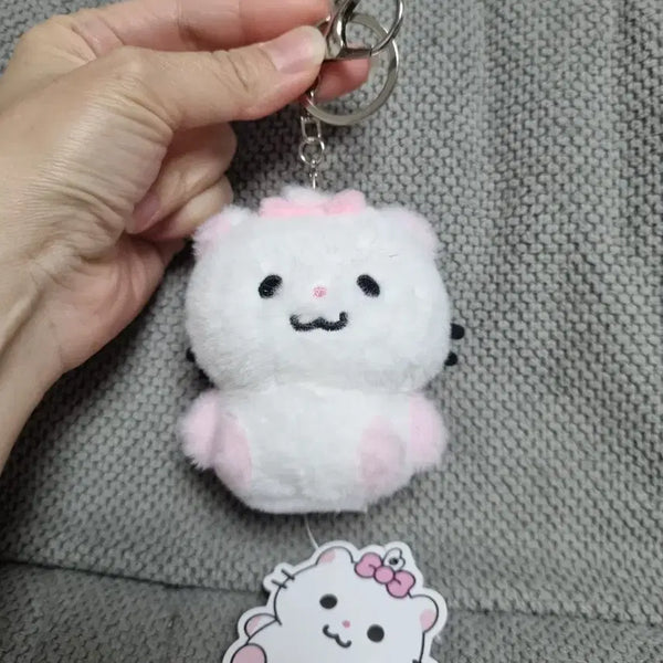 [BUNJANG] Hamrangi Jjlongi Plush Keychain / 햄랑이 쪼롱이 인형키링