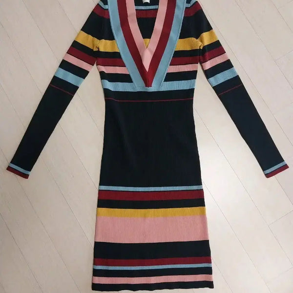 [BUNJANG] Pinko Knit Dress Size S (44-55) / 원피스 로스제품 44~55가능
