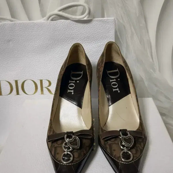 [BUNJANG] DIOR Dior Oblique Brown Pumps / DIOR 디올 오블리크 브라운 펌퍼스