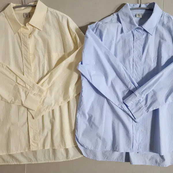 [BUNJANG] Material Lab Egypt GIZA Cotton 100% 60s Poplin Shirt 2-Piece Bundle Set / 머티리얼랩 이집트GIZA코튼 100% 60s포플린셔츠2종 일괄