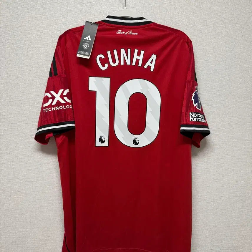 [BUNJANG] Manchester United 25-26 Home #10 Cunha Authentic Jersey / (새상품) 25-26 맨유 홈 No.10 쿠냐 정품 유니폼