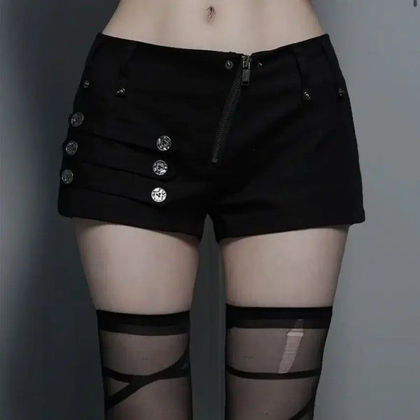 [BUNJANG] Et O Et So Me Napoleon Diagonal Zipper Short Pants Size 2 / 에트오소메 나폴레옹 다이애그널 지퍼 숏 팬츠 2사이즈