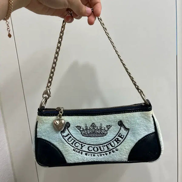 [BUNJANG] Juicy Couture Mini Towel Chain Bag / 쥬시꾸뛰르 가방 미니 타올 체인백