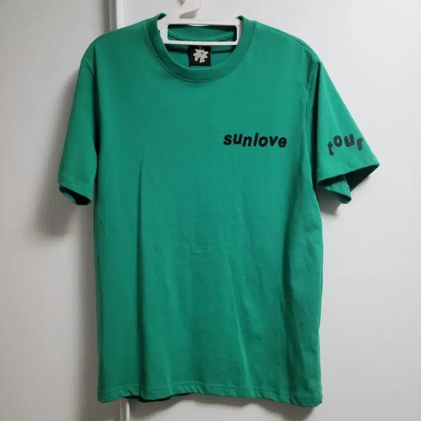 [BUNJANG] Sunlove Green Short Sleeve T-Shirt / sunlove 그린  반팔 티셔츠