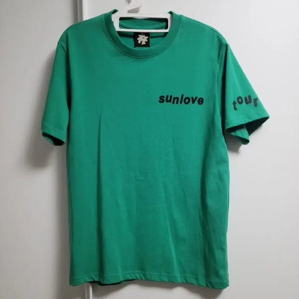 [BUNJANG] Sunlove Green Short Sleeve T-Shirt / sunlove 그린  반팔 티셔츠