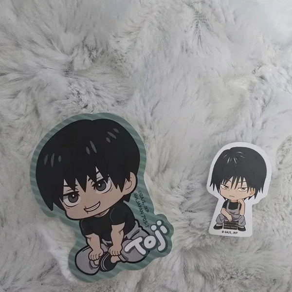 [BUNJANG] Jujutsu Kaisen Toji Fushiguro Look Up Sticker & Deco Pick Bundle Set / 일괄) 주술회전 후시구로 토우지 룩업 스티커 애니메이트 카페 데코픽 굿즈