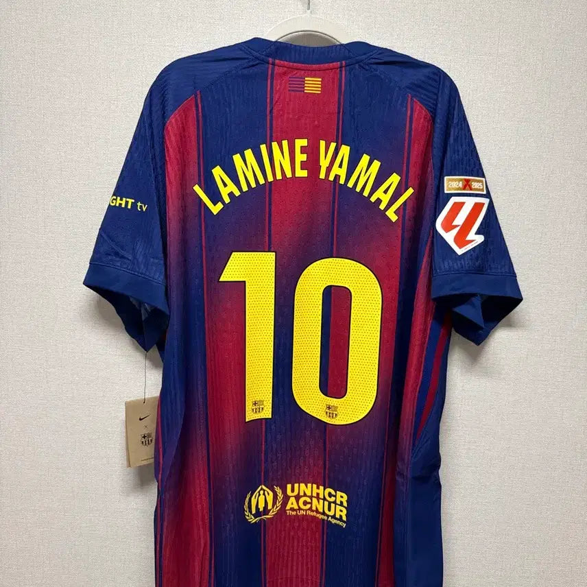 [BUNJANG] FC Barcelona 2025-2026 Home Authentic "Yamal" League Jersey / (새상품) 25-26 바르셀로나 홈 ADV 야말 리그 정품 유니폼