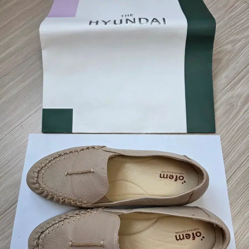 [BUNJANG] Ofem Women's Ballet Flats - Beige, Size 225 / 여성 신발,단화/오브엠 ofem/새제품/ 225 베이지