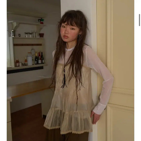 [BUNJANG] Our Solty Sundae Bustier Beige / [새상품] 아우어솔티 sundae bustier 베이지