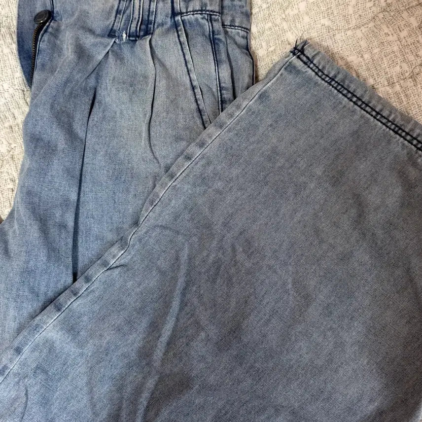 [BUNJANG] CC Collect Light Wash Denim Wide Pants Size 55 / 씨씨콜렉트 연청 데님 와이드 팬츠 55