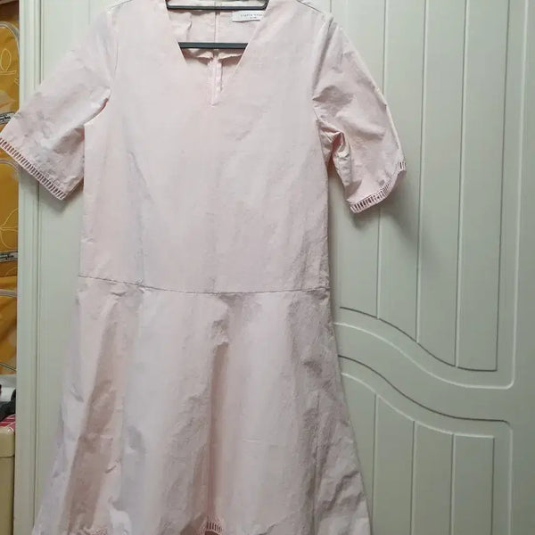 [BUNJANG] LAUREN-BAZAAR Pink Cotton Dress / LAUREN-BAZAAR 핑크 면원피스