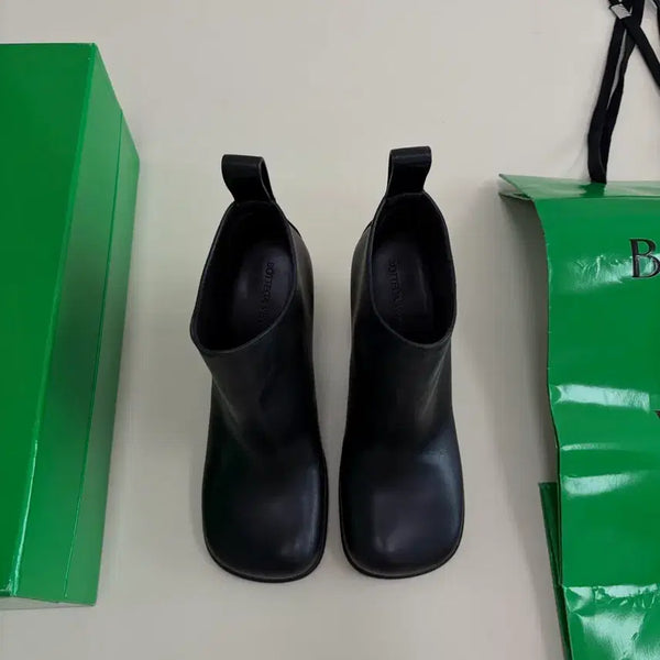 [BUNJANG] Bottega Veneta Black Ankle Boots Full Set / 보테가 베네타 블랙 앵클 부츠 풀세트
