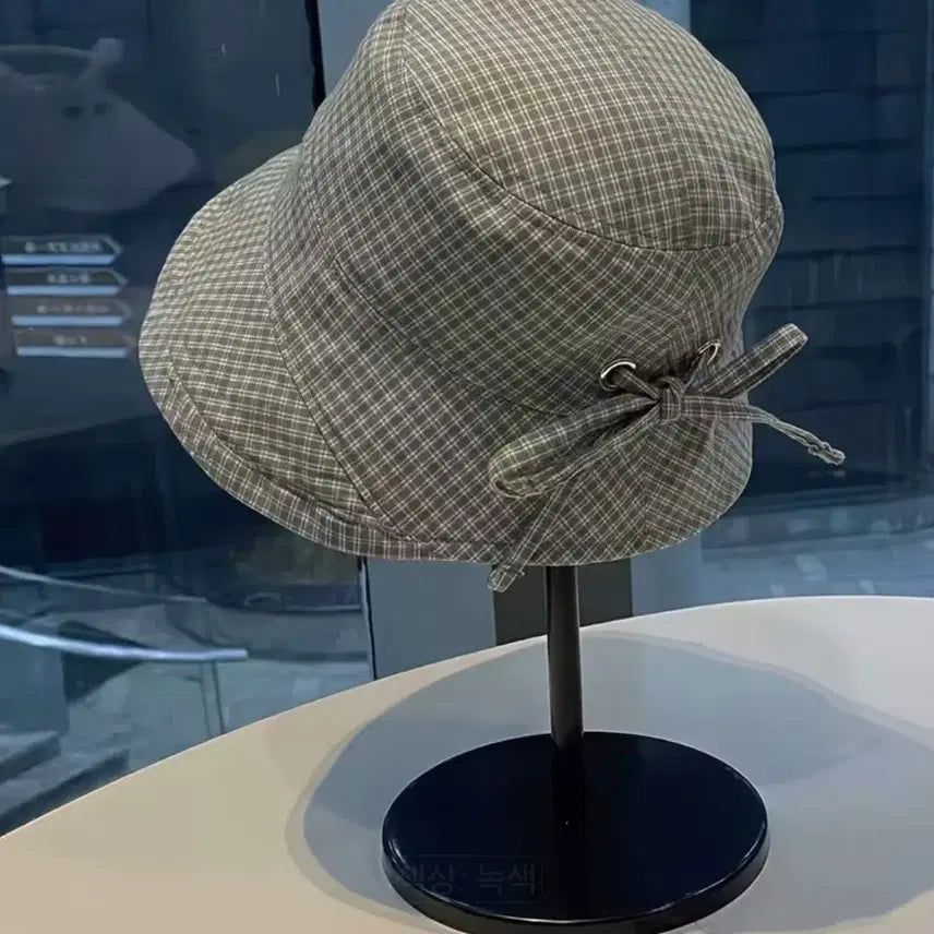 [BUNJANG] Checkered Bucket Hat / 체크 벙거지 모자(새상품)
