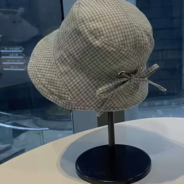 [BUNJANG] Checkered Bucket Hat / 체크 벙거지 모자(새상품)