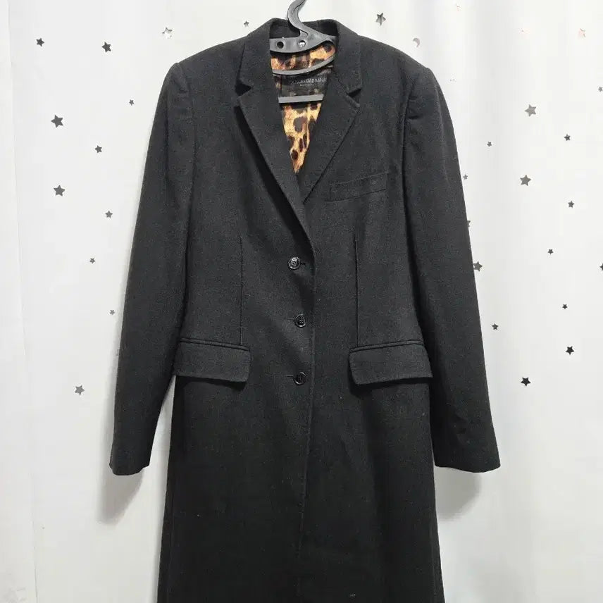[BUNJANG] Dolce & Gabbana Black Long Coat / 돌체앤가바나 블랙 롱코트 40