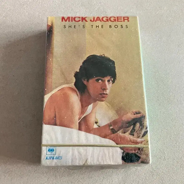 [BUNJANG] Rolling Stones Mick Jagger 1st Solo Album Debut Limited Edition Unsealed Cassette Tape / 롤링스톤즈 믹재거 1집 솔로 데뷔음반 초판 미개봉 카세트테이프