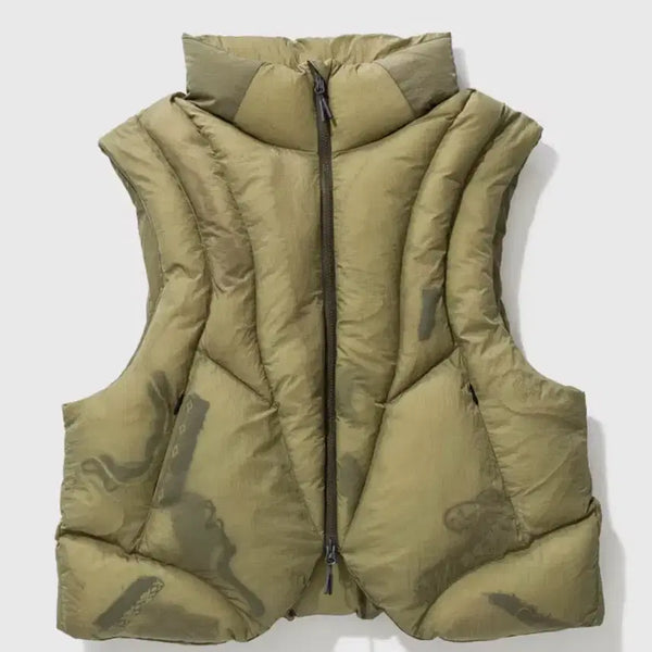[BUNJANG] Hyein Seo 21FW Padded Vest Khaki / Hyein seo padded vest 혜인서 패딩 베스트 카키