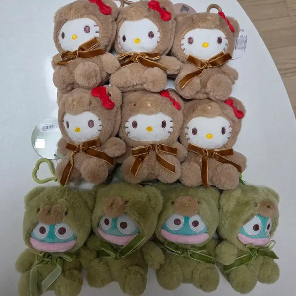 [BUNJANG] Sanrio Hello Kitty & Hangyodon Latte Bear Keyring / 산리오 키티, 한교동 라떼베어 키링