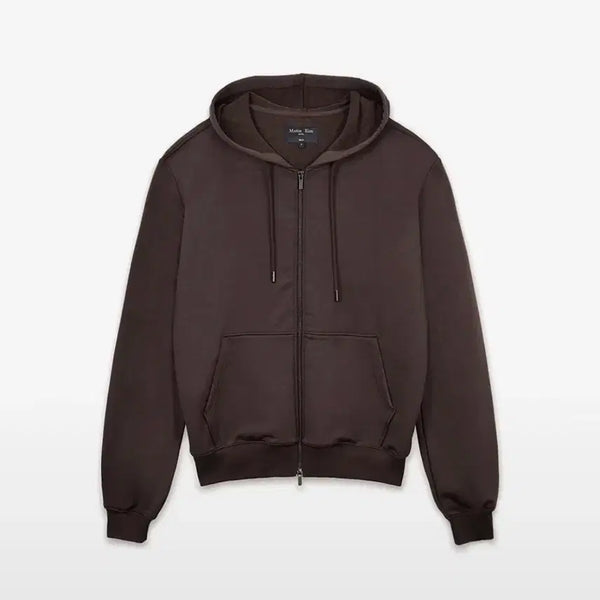 [BUNJANG] Matinkim Brown Cropped Hoodie Zip-Up / 마뗑킴 브라운 후드집업(정가 168,000)