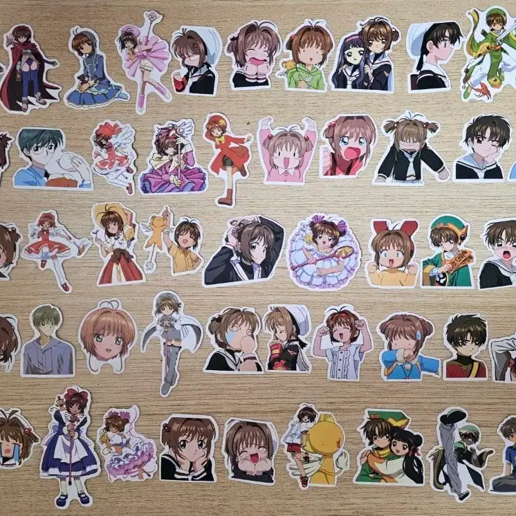 [BUNJANG] Cardcaptor Sakura "Sakura" Fragment Sticker Set / 카드캡터체리 사쿠라 조각 스티커 판매합니다.