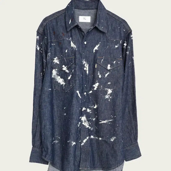 [BUNJANG] Herill Western Denim Shirt / [2] 헤릴 웨스턴 데님셔츠