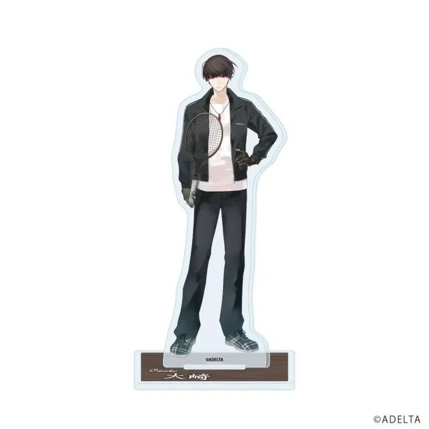 [BUNJANG] OOSIZ Gakuen Acrylic Standee, Can Badge, and Acrylic Card Bundle Set / 오오에 오오시즈 학원 아크릴 캔뱃지 아크릴카드 일괄