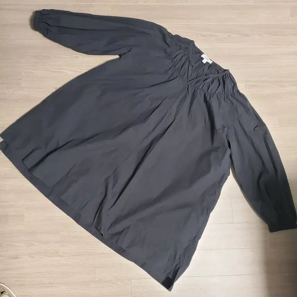 [BUNJANG] COS Dark Shirring Long Dress - Size S / COS 코스 다크 셔링  롱  원피스 s