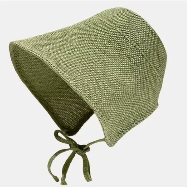 [BUNJANG] Olive Bonnet Hat / 올리브색 보넷 모자(새상품)