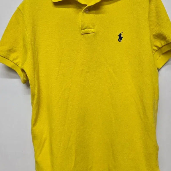 [BUNJANG] Polo Ralph Lauren Yellow Short-Sleeve Polo Shirt / 폴로 랄프로렌 노란색 반팔 카라티