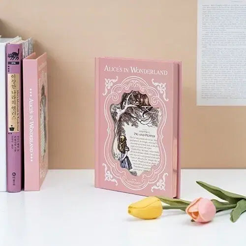 [BUNJANG] Alice Frame Rose Gold Wirebound Notebook (Lined) / 앨리스 프레임 로즈골드 노트 (유선)