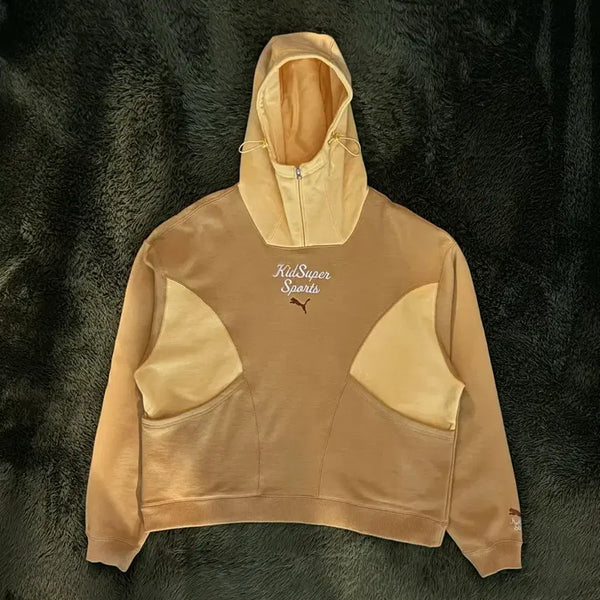[BUNJANG] Kidsuper x Puma Collaboration Panel Zip Hoodie / [M] Kidsuper 키드슈퍼 X 푸마 콜라보 패널 집 후디