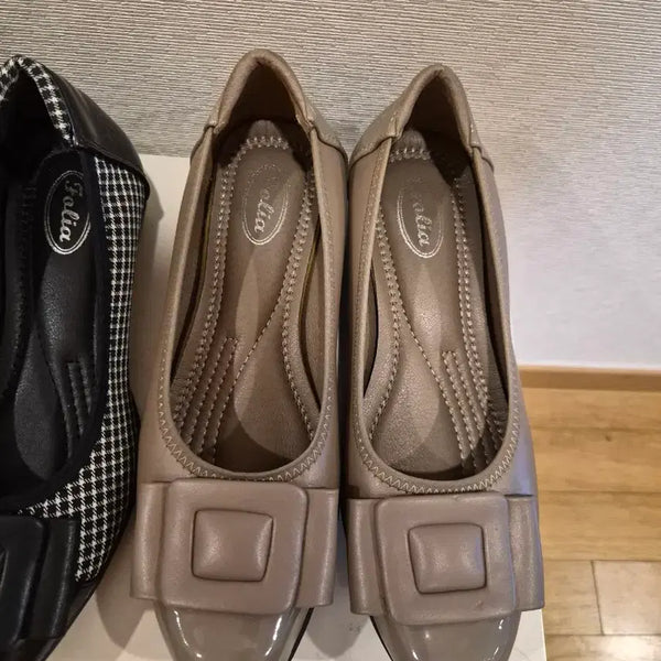 [BUNJANG] Folia Women's Beige Loafers Pumps / Folia 폴리아 여성 펌프스 베이지 로퍼