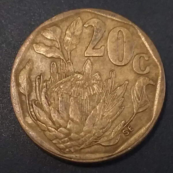 [BUNJANG] 1995 South Africa 20 Cent Coin / 1995년 남아프리카 공화국 20센트 동전 w977