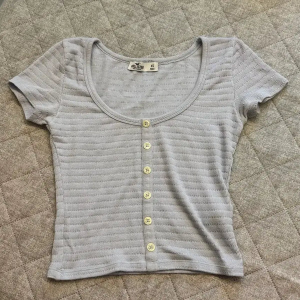 [BUNJANG] Hollister Vintage Crop T-Shirt / 빈티지 홀리스터 크롭 반팔 (브랜디멜빌 섭듀드 글로니st)