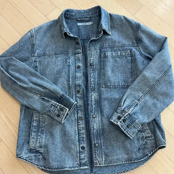 [BUNJANG] Series Denim Jacket / 시리즈 series; 데님자켓 데님 아우터 자켓 데님셔츠  100 새상품