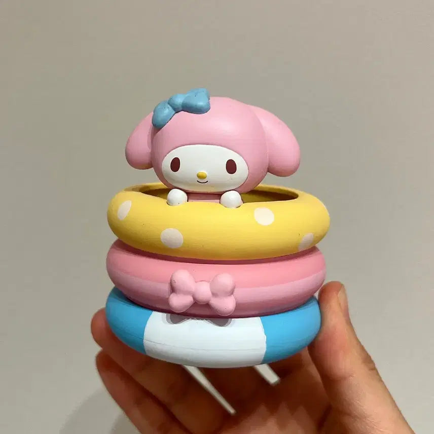 [BUNJANG] Sanrio My Melody Tube-Shaped Accessory Case Figure / 산리오 마이멜로디 튜브 모양 소품통 피규어