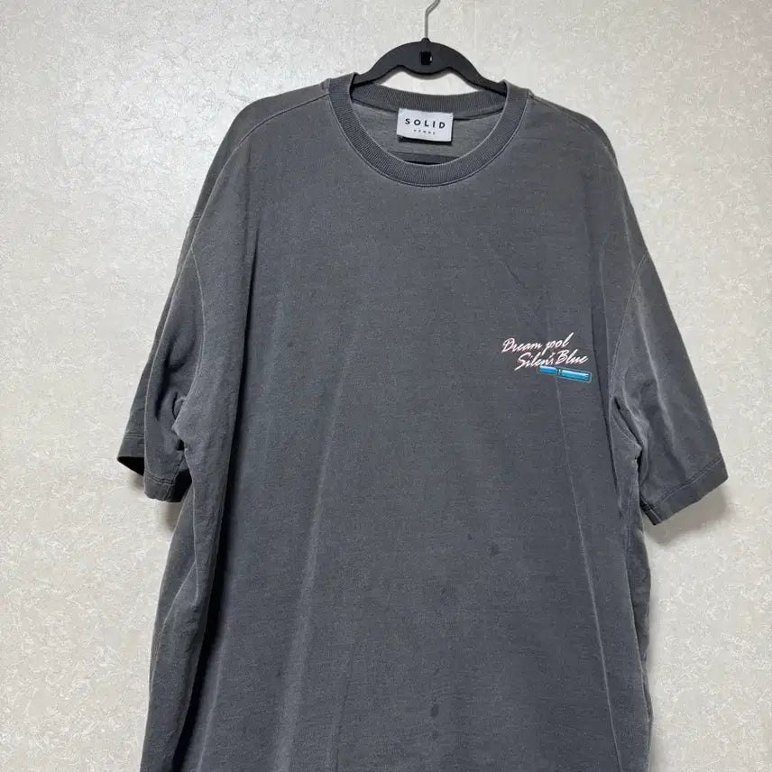 [BUNJANG] Solid Homme Oversized Fit Short Sleeve T-Shirt / 정품)솔리드옴므 오버핏 반팔티