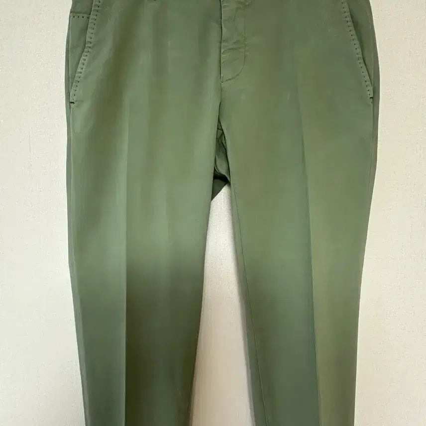[BUNJANG] Mason's Slim Fit Chino Pants (P. MILANOSTART) Cream Olive - Italy 46 (US 30-31) / 메이슨(Masons) / 팬츠 / 30 / 새상품