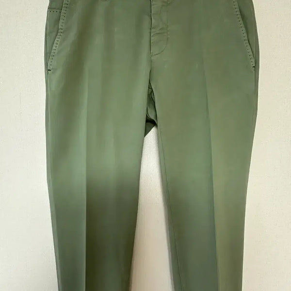 [BUNJANG] Mason's Slim Fit Chino Pants (P. MILANOSTART) Cream Olive - Italy 46 (US 30-31) / 메이슨(Masons) / 팬츠 / 30 / 새상품