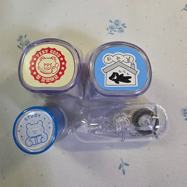 [BUNJANG] Daiso Stamp & Washi Tape (Butterfly) / 다이소 스탬프 및 모지라이너(나비)