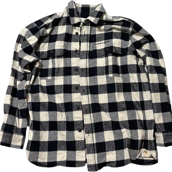 [BUNJANG] Another Leader Black Checkered Shirt / Another Leader 체크 셔츠 블랙