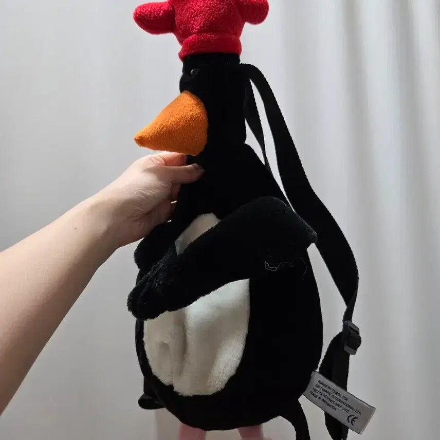 [BUNJANG] Wallace & Gromit McGrew Penguin Plush Backpack Bag / 월레스와그로밋 고전 맥그로우 펭귄 인형 백팩 가방