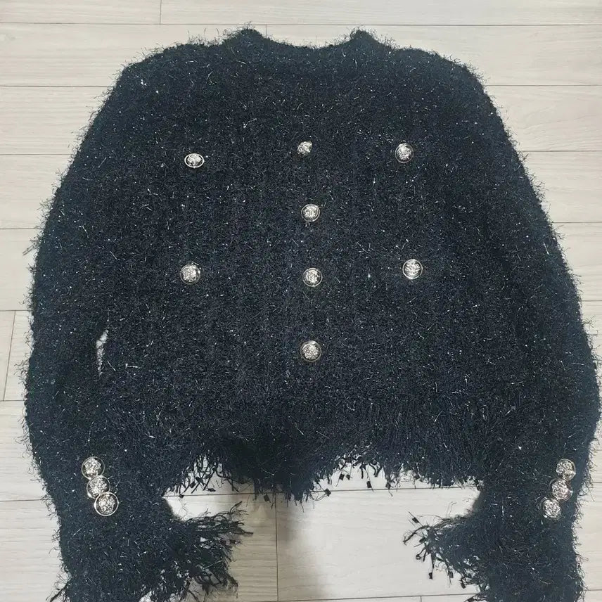 [BUNJANG] Pearl Tassel Cardigan / (새상품)펄 수술가디건