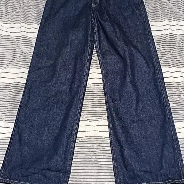 [BUNJANG] Uniqlo Wide Leg Jeans (32" Waist, 106cm Length) / 유니클로 와이드청바지 실측32인치 기장106