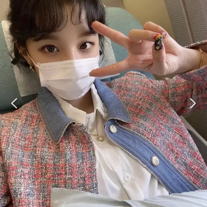 [BUNJANG] Maje Denim Tweed Setup Set / 마쥬 데님 트위드 셋업 36