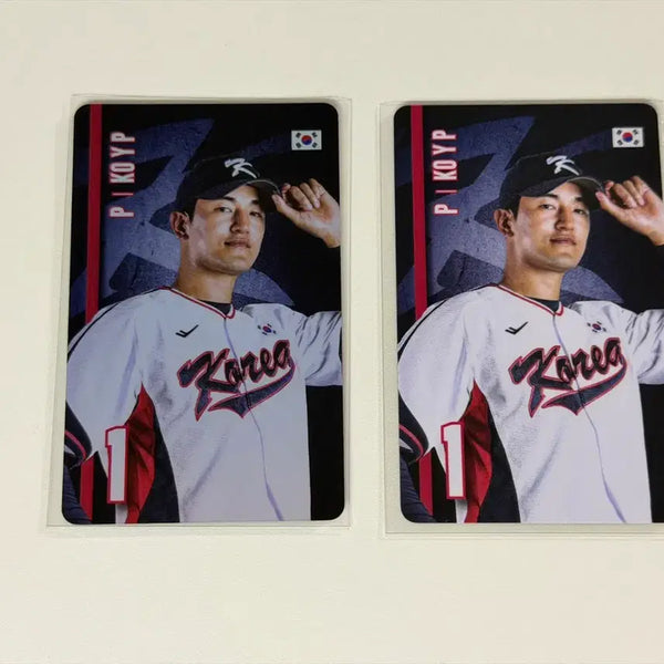 [BUNJANG] Ktwiz Ko Young-pyo National Team Photocard General + Hologram Set Bundle Set / Ktwiz 고영표 국가대표 국대 포카 일반+홀로그램 세트 일괄